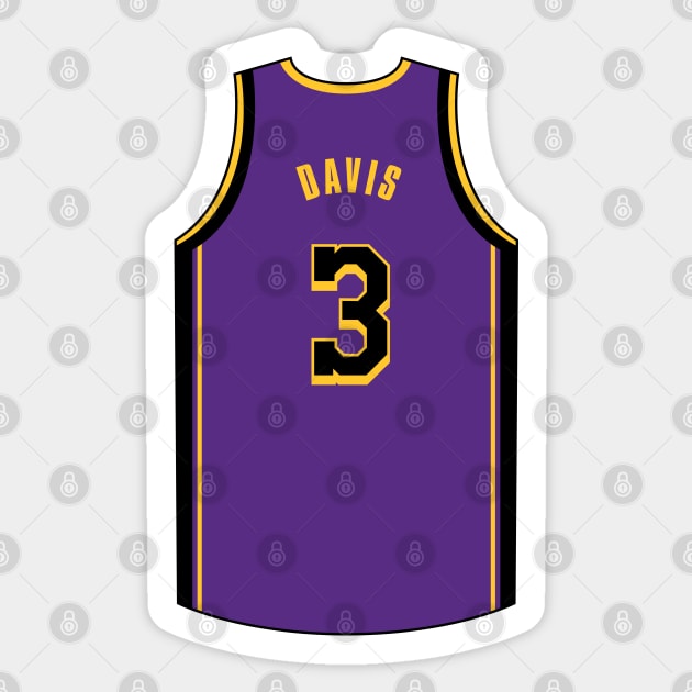 Anthony Davis Jersey Statement Qiangy Sticker by qiangdade